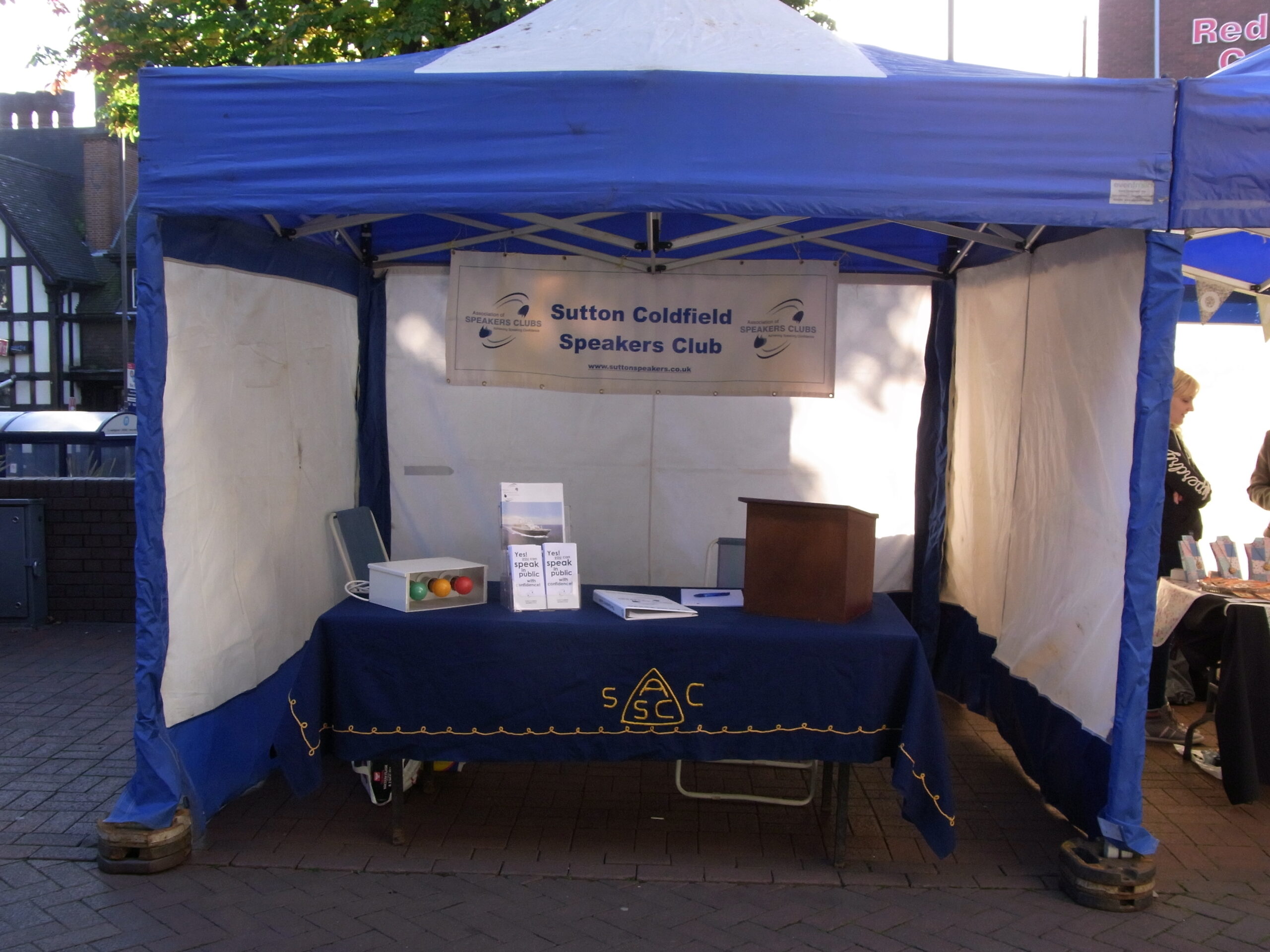 Sutton Speakers Club at Sutton Coldfield Expo 28th September 2019
