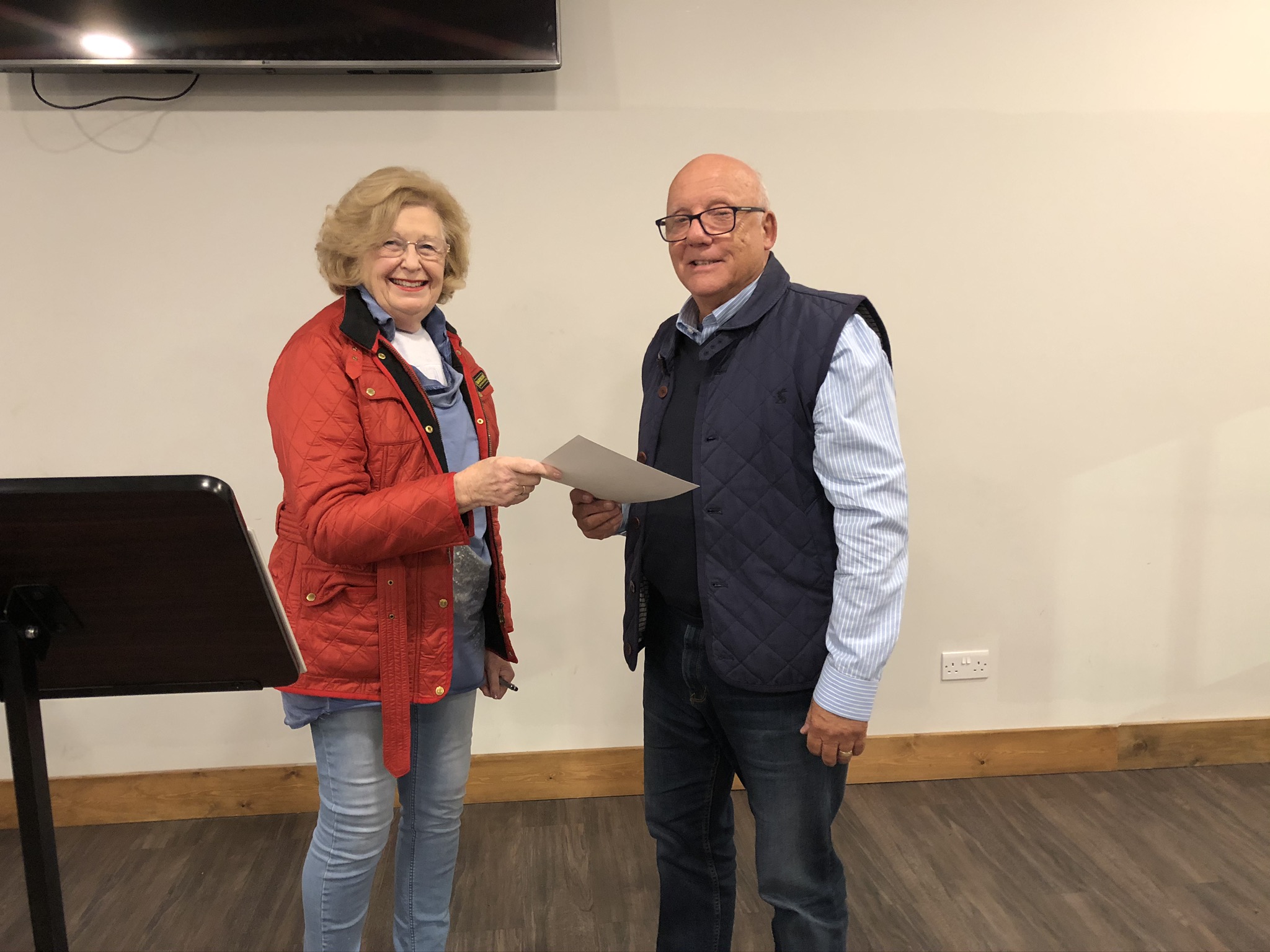 Club meeting 24th October 2019 – Topics Winner